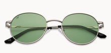 Load image into Gallery viewer, Silver Round Full Rim Unisex Sunglasses by Vincent Chase Polarized-200413