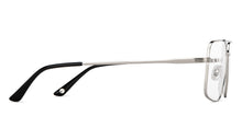 Load image into Gallery viewer, Silver Square Full Rim Unisex Eyeglasses by John Jacobs-201422