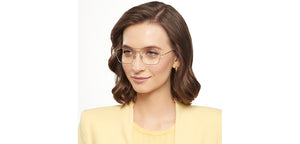 Silver Square Full Rim Unisex Eyeglasses by John Jacobs-201439