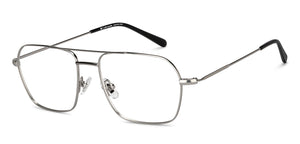 Silver Square Full Rim Unisex Eyeglasses by John Jacobs-201439