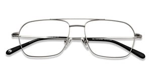 Silver Square Full Rim Unisex Eyeglasses by John Jacobs-201439