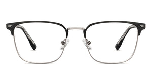 Silver Square Full Rim Unisex Eyeglasses by Vincent Chase-201104