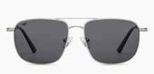 Load image into Gallery viewer, Silver Square Full Rim Unisex Sunglasses by Vincent Chase Polarized-200388