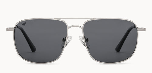 Silver Square Full Rim Unisex Sunglasses by Vincent Chase Polarized-200388