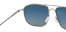 Load image into Gallery viewer, Silver Square Full Rim Unisex Sunglasses by Vincent Chase Polarized-200394