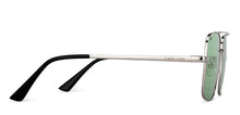 Load image into Gallery viewer, Silver Square Full Rim Unisex Sunglasses by Vincent Chase Polarized-200403
