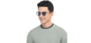 Black Round Full Rim Unisex Sunglasses by Vincent Chase Polarized-209336