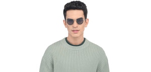 Black Round Full Rim Unisex Sunglasses by Vincent Chase Polarized-209336