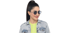 Load image into Gallery viewer, Black Round Full Rim Unisex Sunglasses by Vincent Chase Polarized-209336
