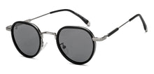 Load image into Gallery viewer, Black Round Full Rim Unisex Sunglasses by Vincent Chase Polarized-209336