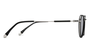 Black Round Full Rim Unisex Sunglasses by Vincent Chase Polarized-209336