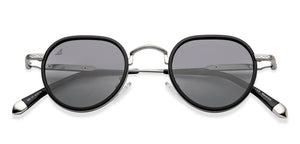 Black Round Full Rim Unisex Sunglasses by Vincent Chase Polarized-209336