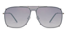Load image into Gallery viewer, Silver Square Full Rim Unisex Sunglasses by Vincent Chase-151526