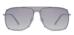 Silver Square Full Rim Unisex Sunglasses by Vincent Chase-151526