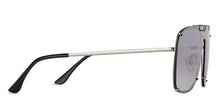 Load image into Gallery viewer, Silver Square Full Rim Unisex Sunglasses by Vincent Chase-151526