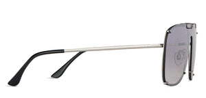 Silver Square Full Rim Unisex Sunglasses by Vincent Chase-151526