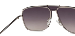 Silver Square Full Rim Unisex Sunglasses by Vincent Chase-151526