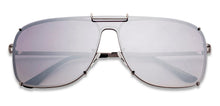 Load image into Gallery viewer, Silver Square Full Rim Unisex Sunglasses by Vincent Chase-151526