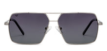 Load image into Gallery viewer, Silver Square Full Rim Unisex Sunglasses by Vincent Chase Polarized-200404