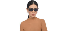 Load image into Gallery viewer, Silver Square Rimless Unisex Sunglasses by John Jacobs-207028