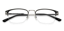 Load image into Gallery viewer, Black Rectangle Half Rim Unisex Eyeglasses by John Jacobs-201398
