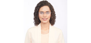 Silver Rectangle Rimless Unisex Eyeglasses by Vincent Chase-208777