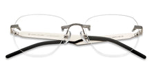 Load image into Gallery viewer, Silver Square Rimless Unisex Eyeglasses by John Jacobs-205991