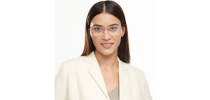 Silver Square Rimless Unisex Eyeglasses by Lenskart Air-200724