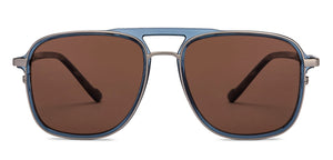 Blue Rectangle/ Square Full Rim Unisex Sunglasses by Lenskart STUDIO-205476