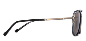 Blue Rectangle/ Square Full Rim Unisex Sunglasses by Lenskart STUDIO-205476