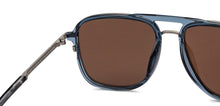 Load image into Gallery viewer, Blue Rectangle/ Square Full Rim Unisex Sunglasses by Lenskart STUDIO-205476
