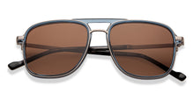 Load image into Gallery viewer, Blue Rectangle/ Square Full Rim Unisex Sunglasses by Lenskart STUDIO-205476