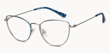 Load image into Gallery viewer, Silver Cat Eye Full Rim Women Eyeglasses by Vincent Chase-152832