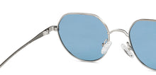 Load image into Gallery viewer, Silver Round Full Rim Unisex Sunglasses by Vincent Chase Polarized-151372