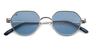 Silver Round Full Rim Unisex Sunglasses by Vincent Chase Polarized-151372