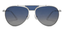 Load image into Gallery viewer, Silver Aviator Full Rim Unisex Sunglasses by John Jacobs-208177
