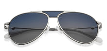 Load image into Gallery viewer, Silver Aviator Full Rim Unisex Sunglasses by John Jacobs-208177