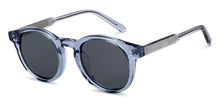 Load image into Gallery viewer, Blue Round Full Rim Unisex Sunglasses by John Jacobs-152276