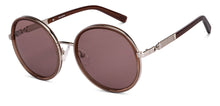 Load image into Gallery viewer, Brown Round Full Rim Unisex Sunglasses by John Jacobs-152717
