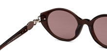 Load image into Gallery viewer, Brown Round Full Rim Unisex Sunglasses by John Jacobs-152726