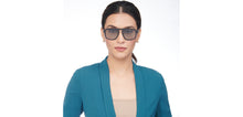 Load image into Gallery viewer, Silver Wayfarer Full Rim Unisex Sunglasses by John Jacobs-207054
