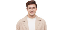 Load image into Gallery viewer, Silver Rectangle Full Rim Unisex Eyeglasses by Lenskart Air-213118
