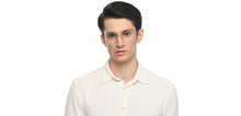 Load image into Gallery viewer, Silver Rectangle Full Rim Unisex Eyeglasses by Vincent Chase-210426