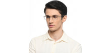 Load image into Gallery viewer, Silver Rectangle Full Rim Unisex Eyeglasses by Vincent Chase-210433