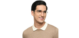 Silver Round Full Rim Unisex Eyeglasses by Lenskart Air-211604
