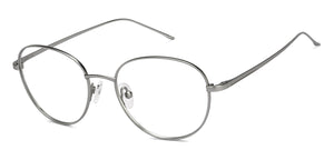 Silver Round Full Rim Unisex Eyeglasses by Lenskart Air-211604
