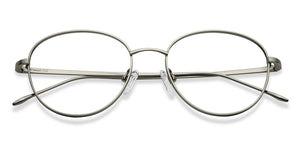 Silver Round Full Rim Unisex Eyeglasses by Lenskart Air-211604