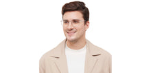 Load image into Gallery viewer, Silver Square Full Rim Unisex Eyeglasses by Lenskart Air-213112