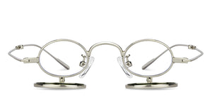 Silver Round Full Rim Unisex Sunglasses by Vincent Chase-151393