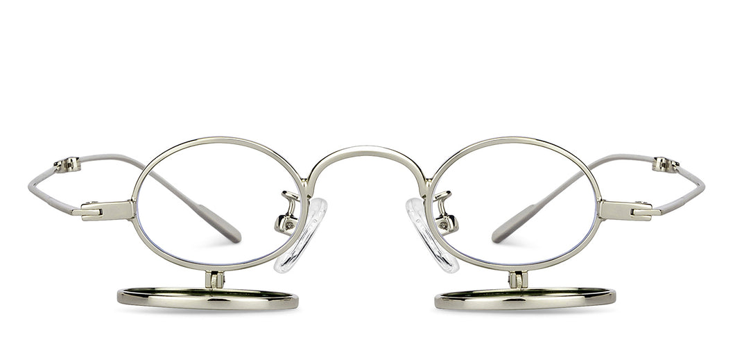 Silver Round Full Rim Unisex Sunglasses by Vincent Chase-151393
